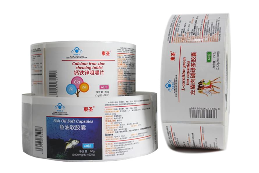 为何不干胶标签印刷过程中跟成品后有色度差别？